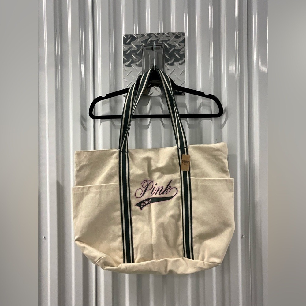 PINK Victoria's Secret Cream Tote NWT